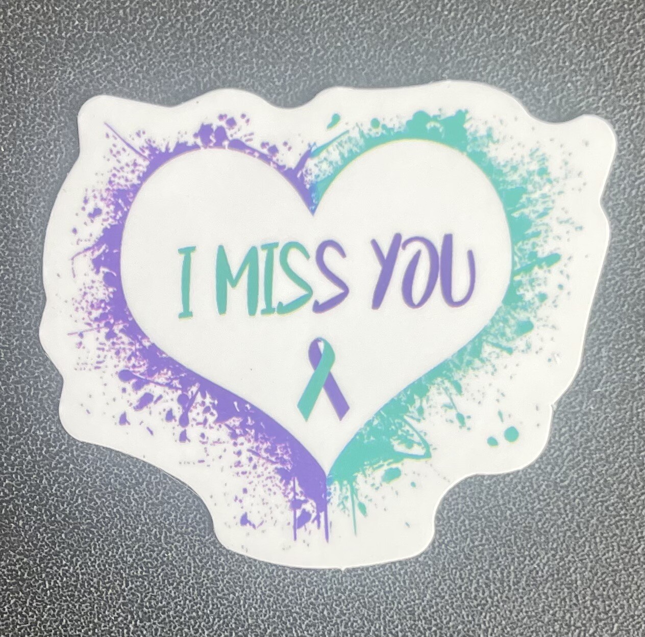 12 Suicide Prevention Awareness Stickers Purple Teal As Shown