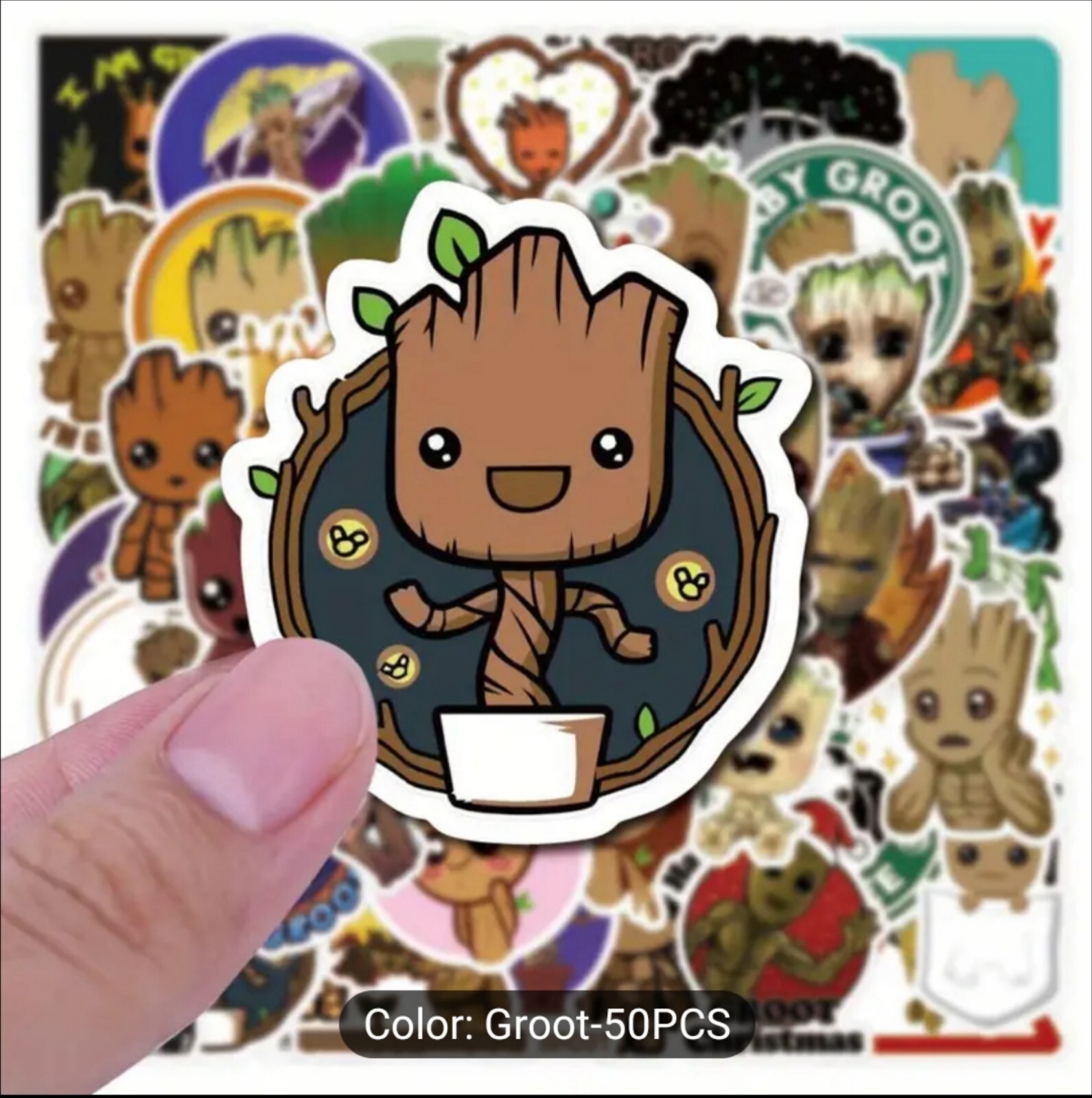 10 PCS Marvel Guardians Of The Galaxy Groot (Unofficial) Stickers BRAND NEW