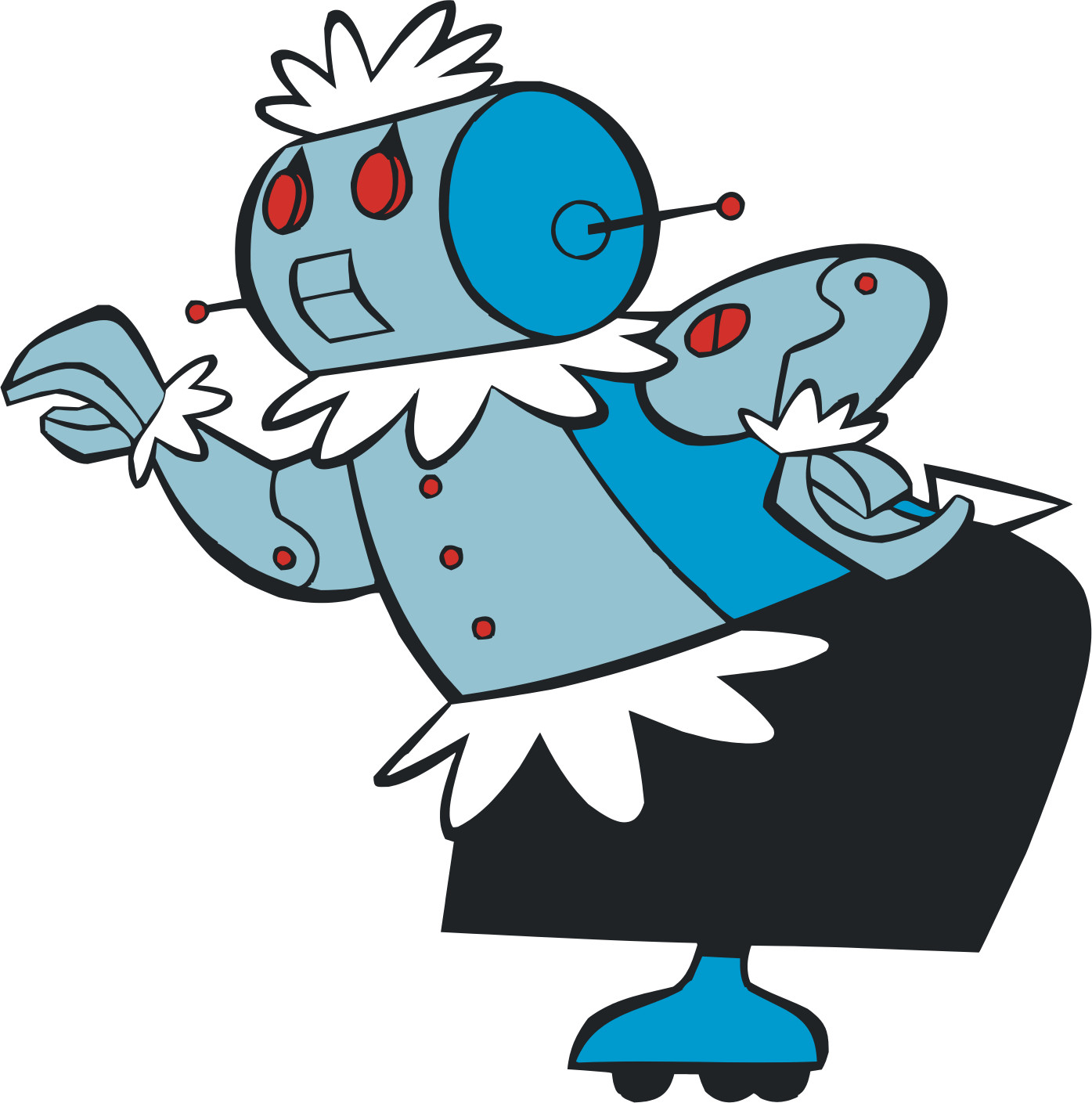 Rosie jetson sticker the jetsons class cartoon weatherproof bumper vinyl decal