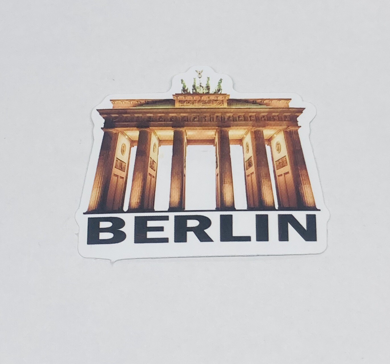 Berlin Brandenburger Sticker Travel Tour Art Decal Vinyl Souvenir Germany Tc6