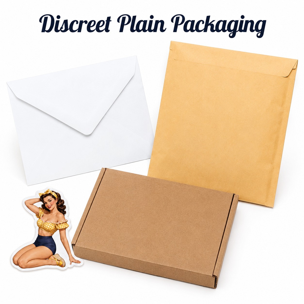 Custom Pin-Up Sticker 5 Inch Waterproof Personalized Adult Artwork