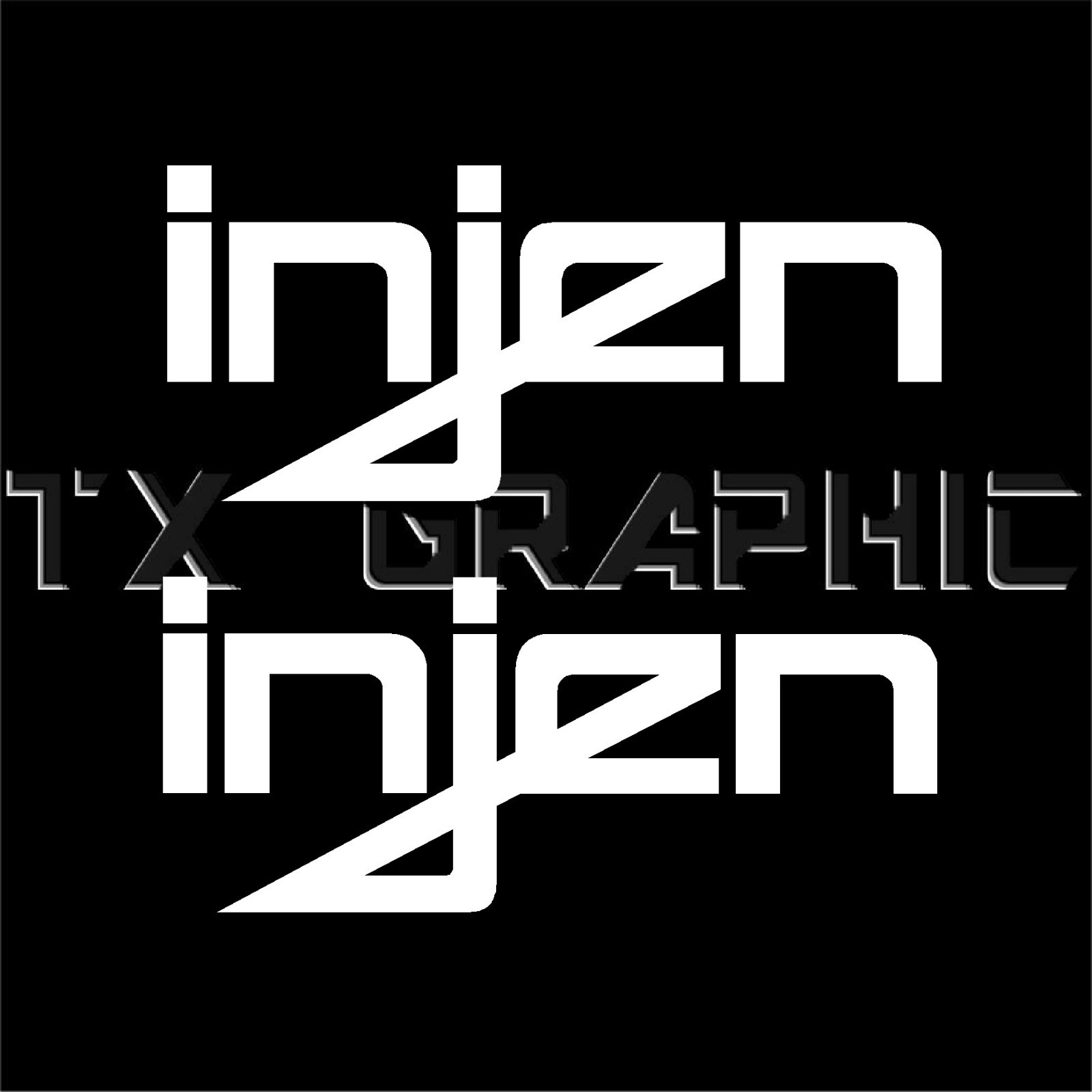 DECAL FOR INJEN LOGO PERFORMANCE VINYL STICKER INTAKE AIR FILTER EXHAUST HOSE