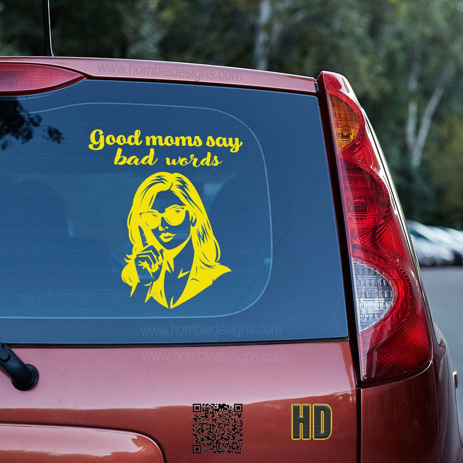 Good moms say bad words Vinyl decal