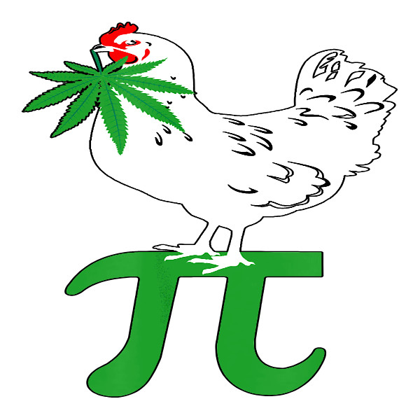 Chicken Pot Pie Weed Decal Weatherproof Stickers UV Safe Durable Added Vinyl Top