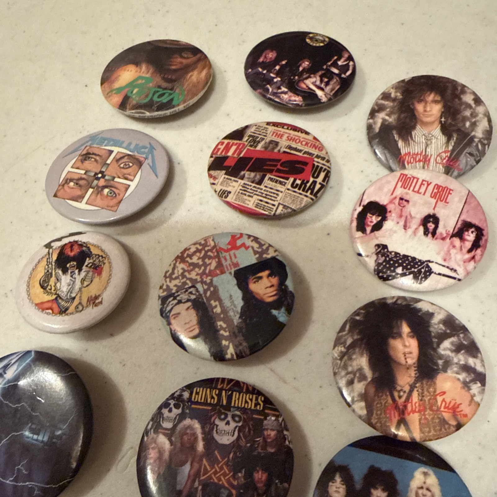 Metallica Ac/ Dc Def Leaped. Rock And Roll 1.5 Pins Choice