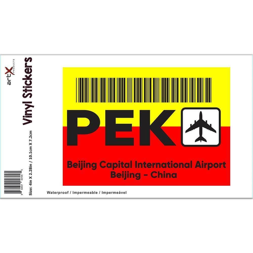 Gift Sticker : China Beijing Capital Airport PEK Travel Airline Pilot AIRPORT