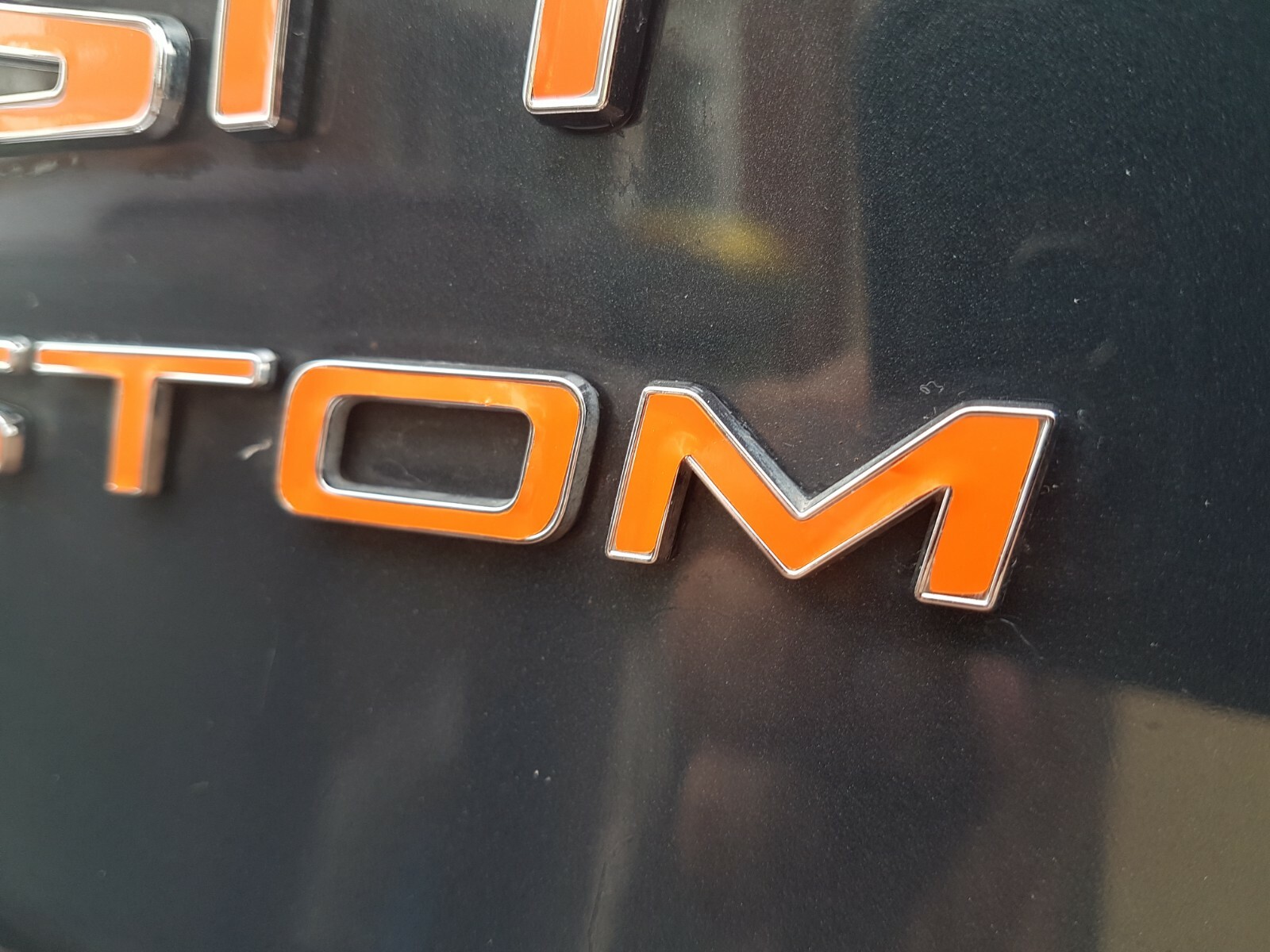 Transit Custom Badge Inlays insert back door Vinyl Graphics Colour Colours