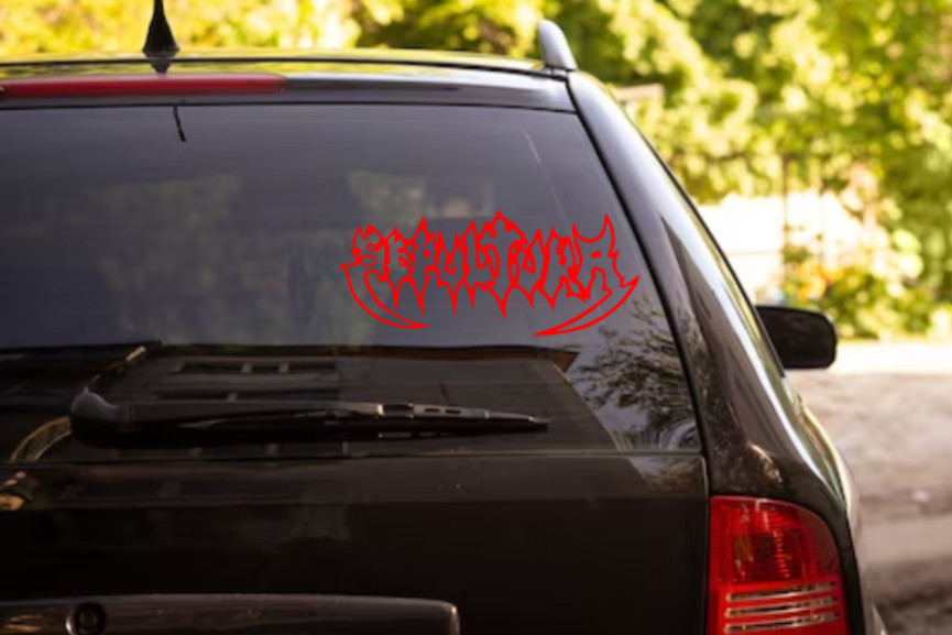 Sepultura Vinyl Logo Sticker Decal Heavy Metal Band Car Bumper Pantera Slayer