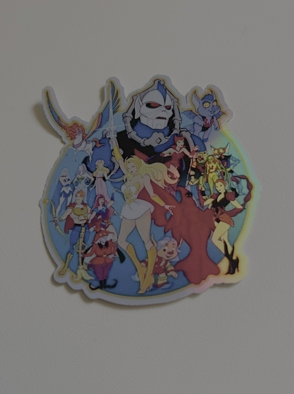 She-Ra 3 Inch Waterproof Holographic Vinyl Sticker