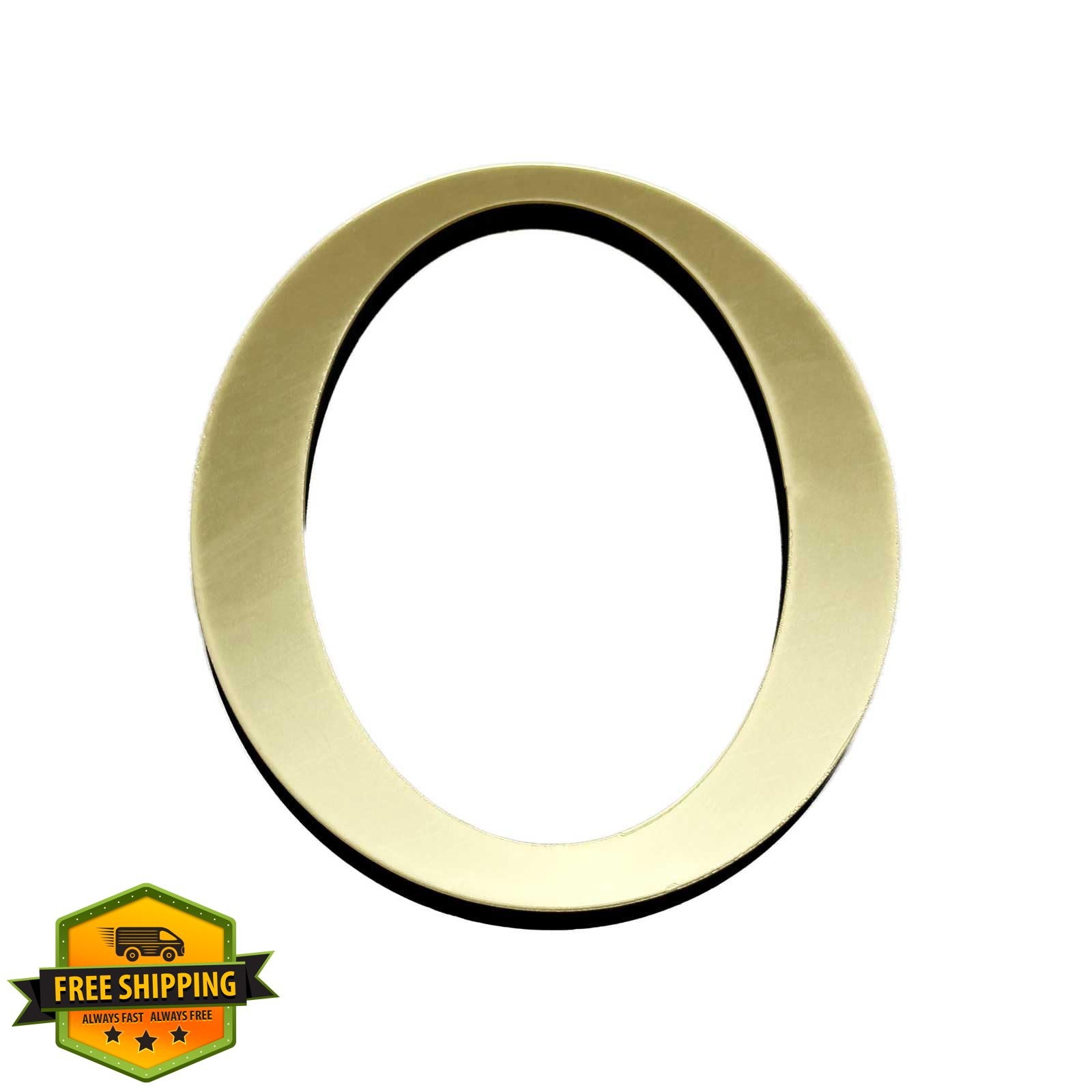 HXymxkeqi O Light Gold 7.87in 3D Raised Letter Wall Sticker