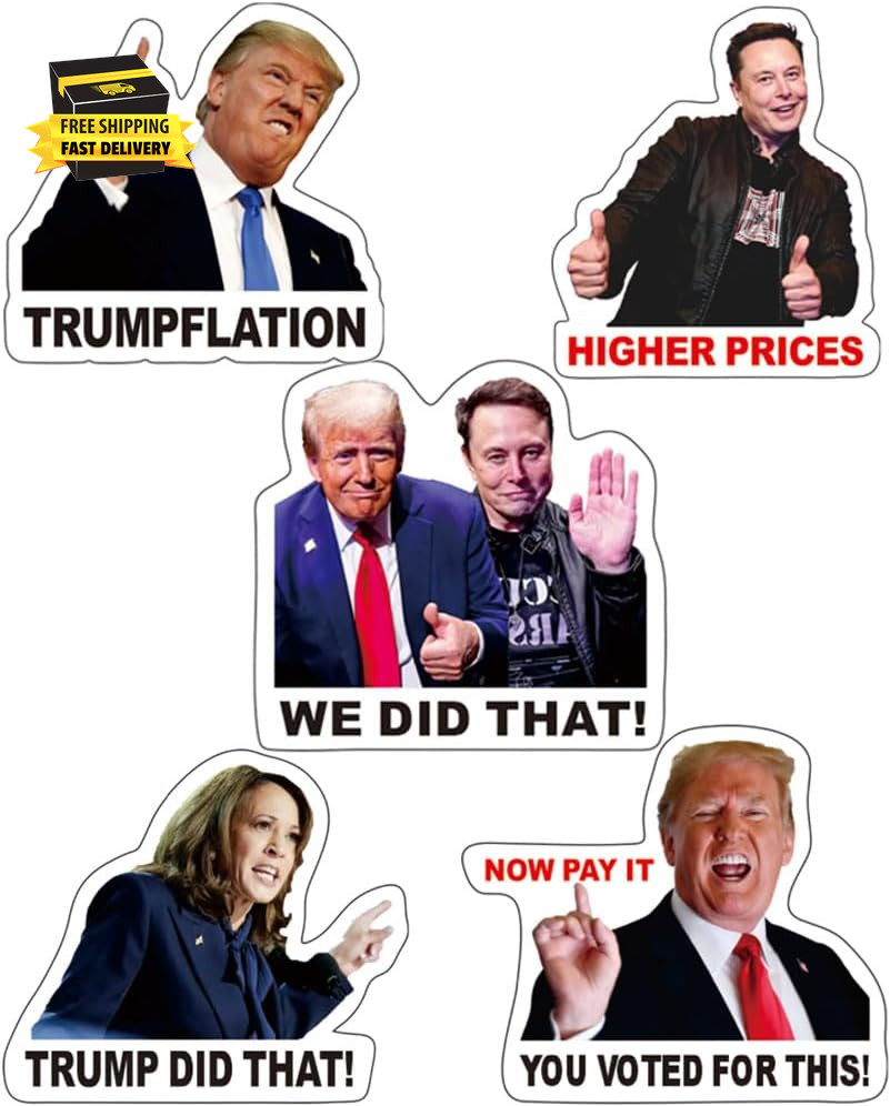 200 Pcs I Did That Trump Stickers, anti Elon Sticker anti Trump Stickers, anti T