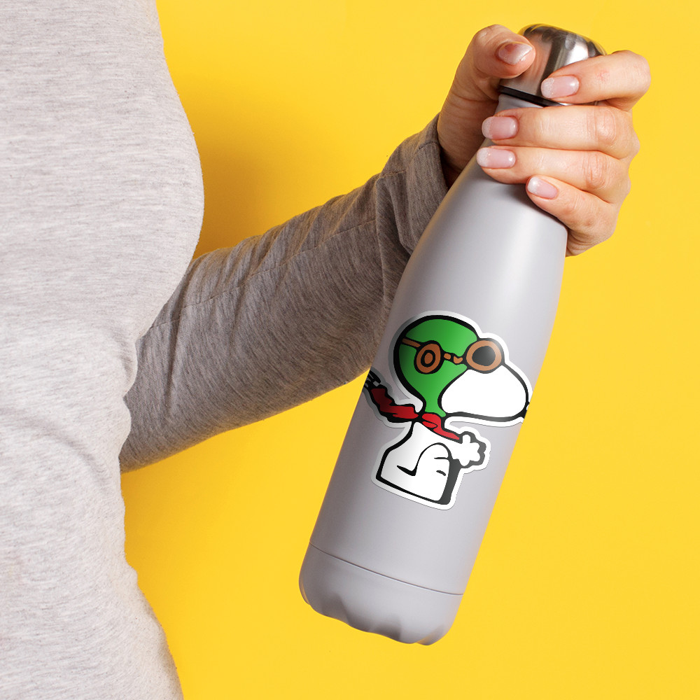Snoopy Flying Ace Vinyl Sticker Decal Peanuts for Laptop Car Window Water Bottle