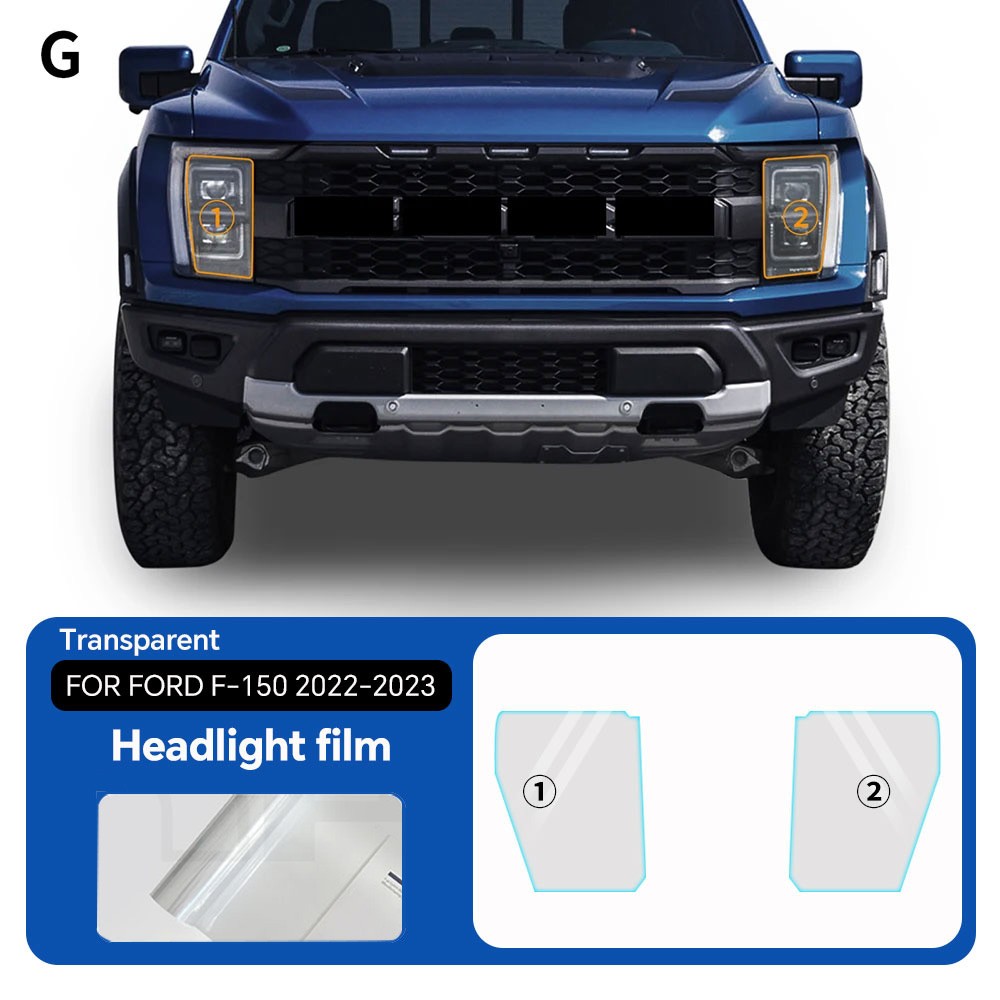 Ford F-150 2022-2023 Full Car Kit Precut Paint Protection Film Clear Bra PPF TPU