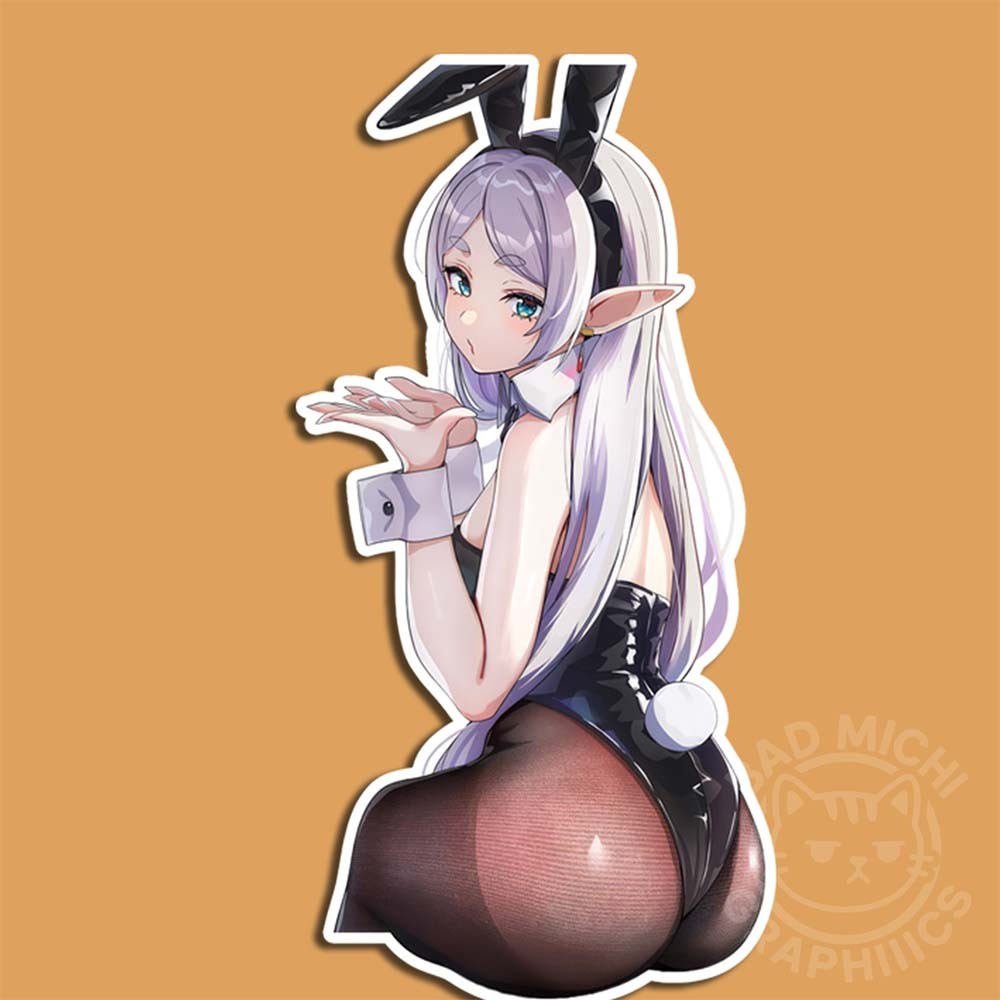 Frieren Sexy Hot Waifu 5pc Set 3in. Anime Car Laptop Vinyl Decal Sticker USA