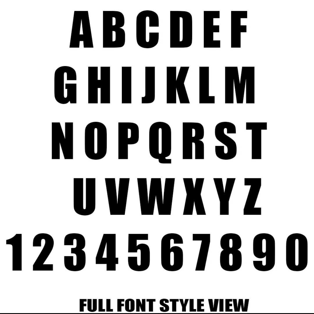 Custom Text Decal Car Truck Lettering Business Name Number Vinyl Sign Decals 2.0