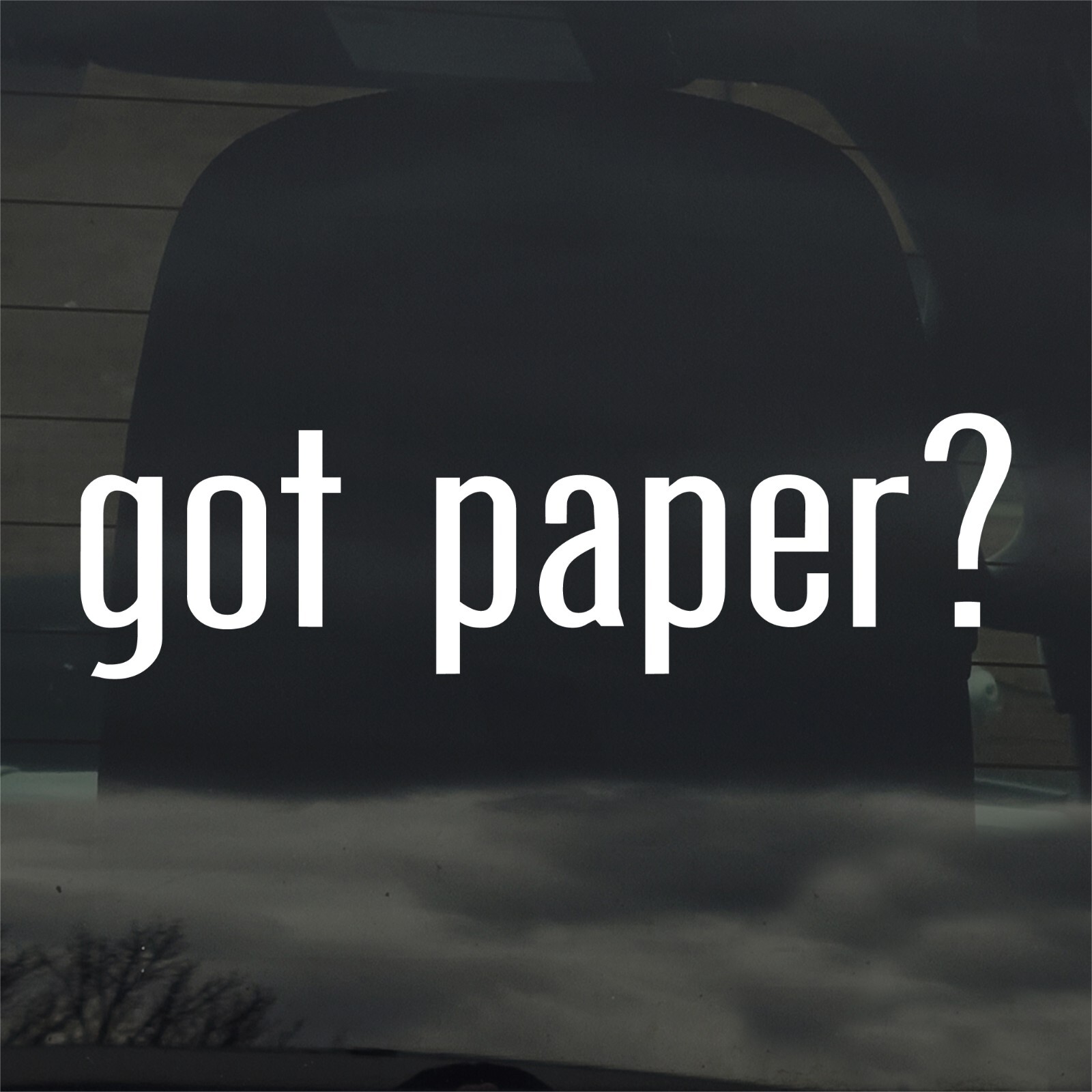 Got Paper? Custom Vinyl Sticker / Decal Art Draw Sketch Craft Copy Print