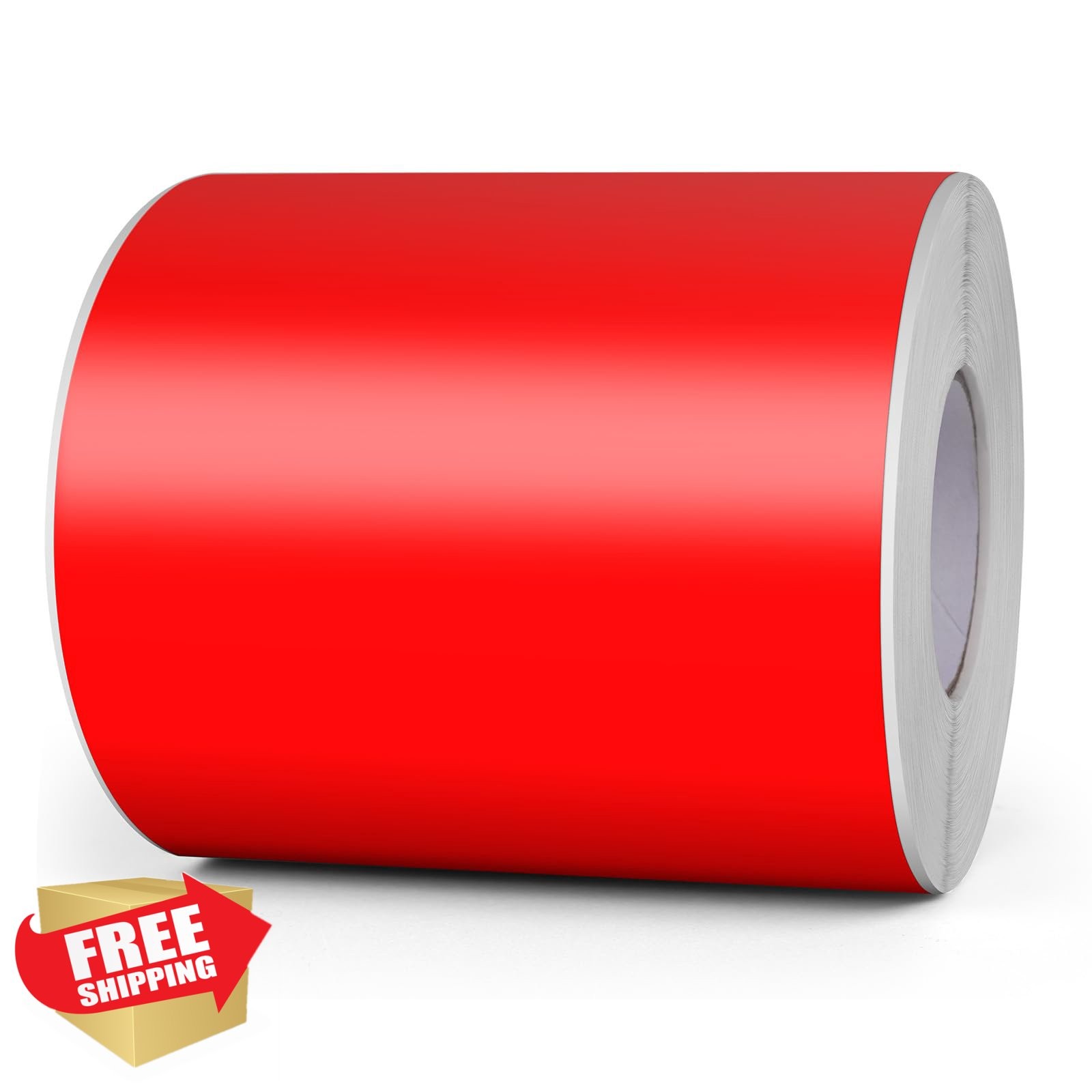 Meitaat Red 6 x 4 Inch Vinyl Stickers