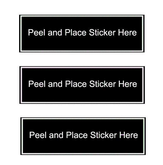 NEW 3 Pack Magnetize Your 3"X10" Bumper Stickers Vinyl Decal Magnetic Blank Reus