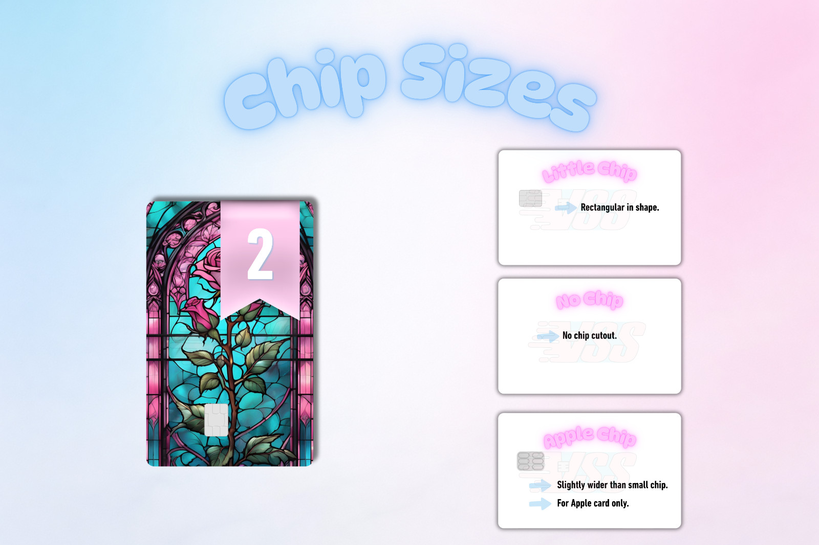 3‑Pack Flower Inspired Card Skins –Vinyl Credit & Debit Card Covers | Durable