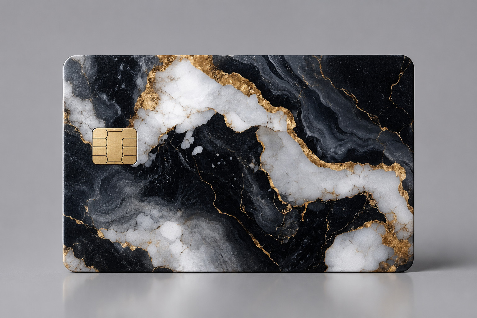 2D Geological Tapestry Dark Calcite Luxury Design Debit Card Credit Card Skin