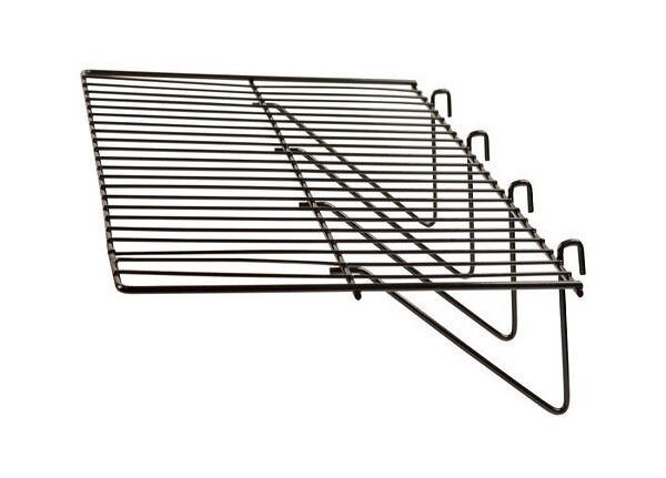 Econoco BLK/2412 Black Straight Wire Shelf (Pack of 6)