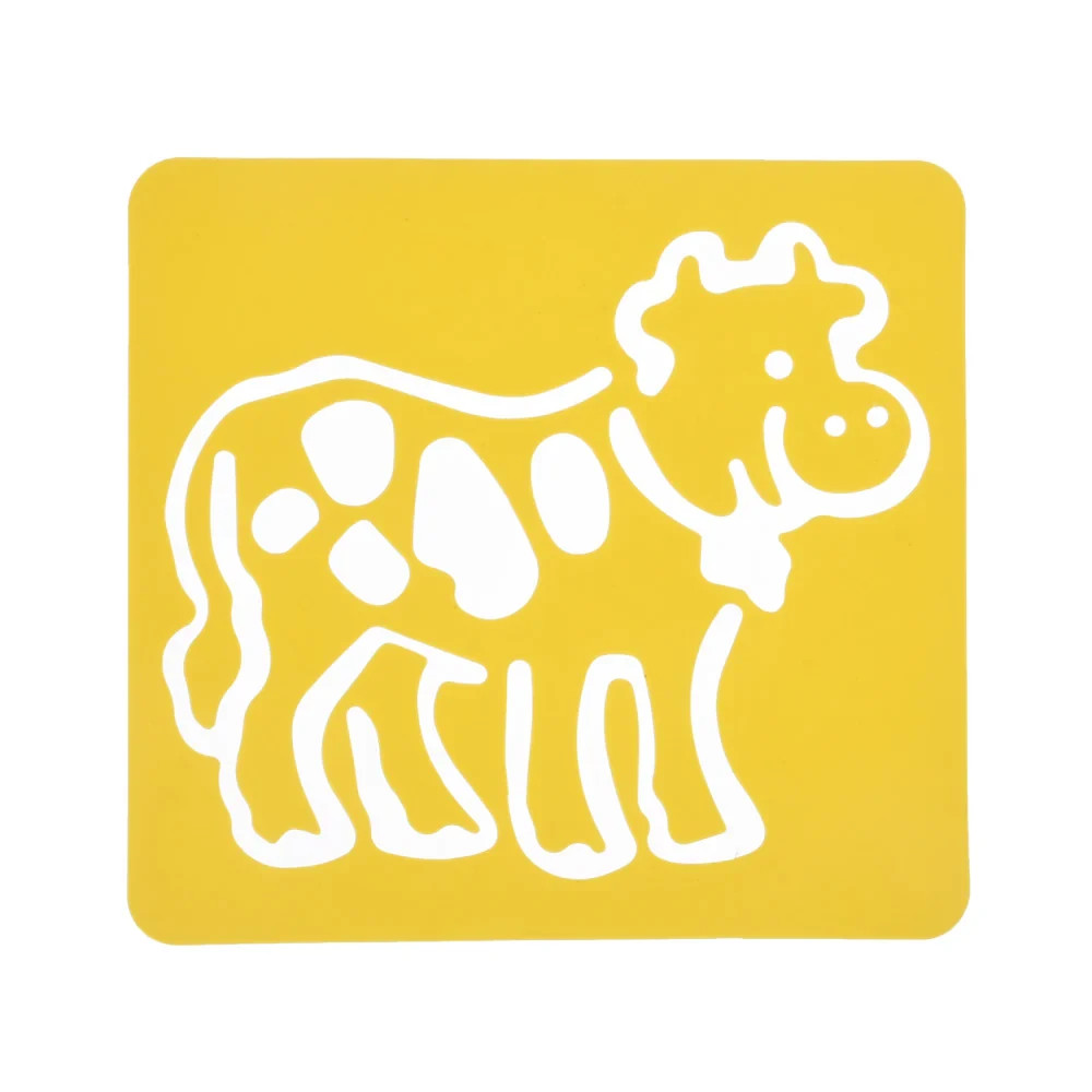6-pc Stencil set For Kids Farm Animals by Enlightenment