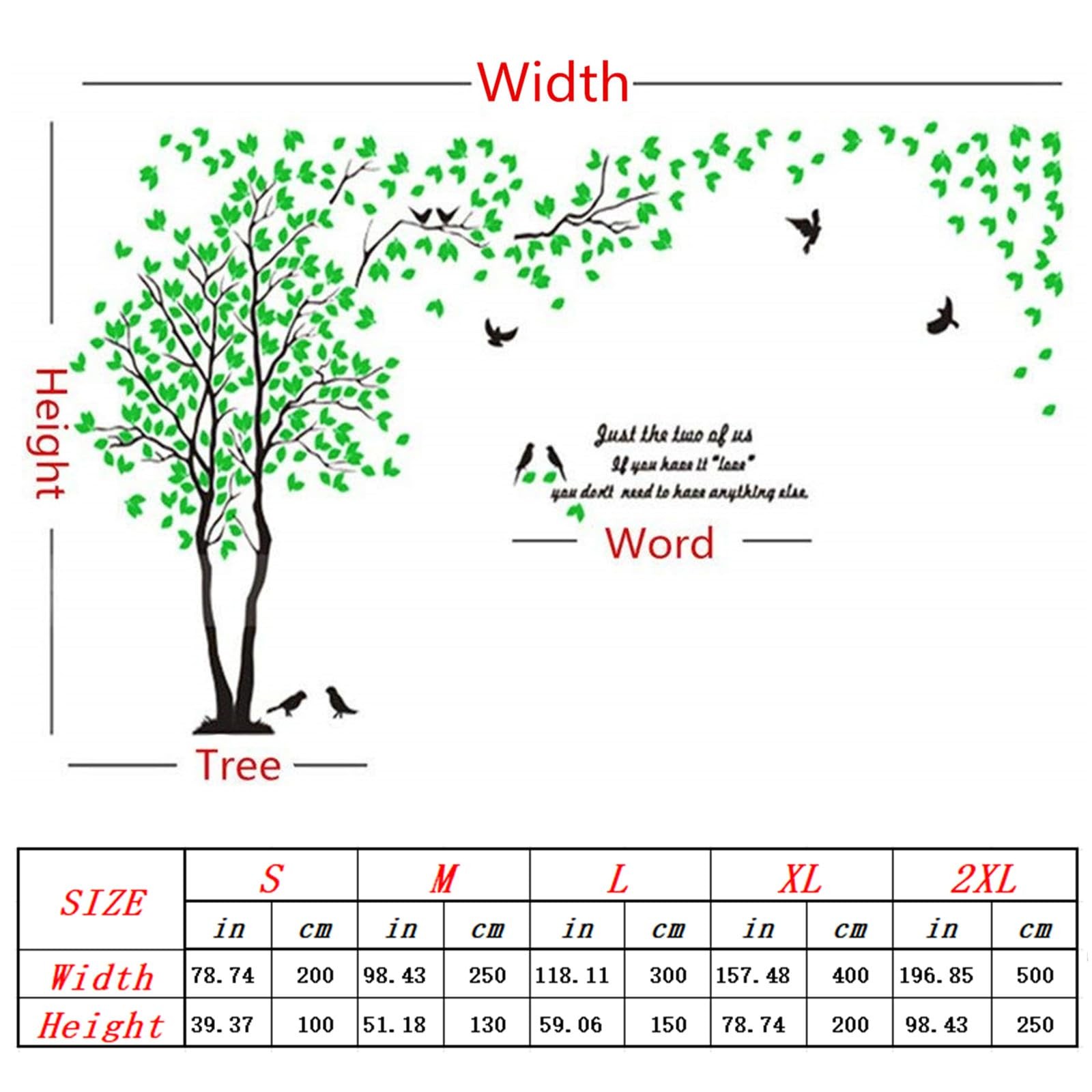 Family Tree Wall Decor Decals – DIY 3D Tree of Life Wall Art Large Decal Stic…