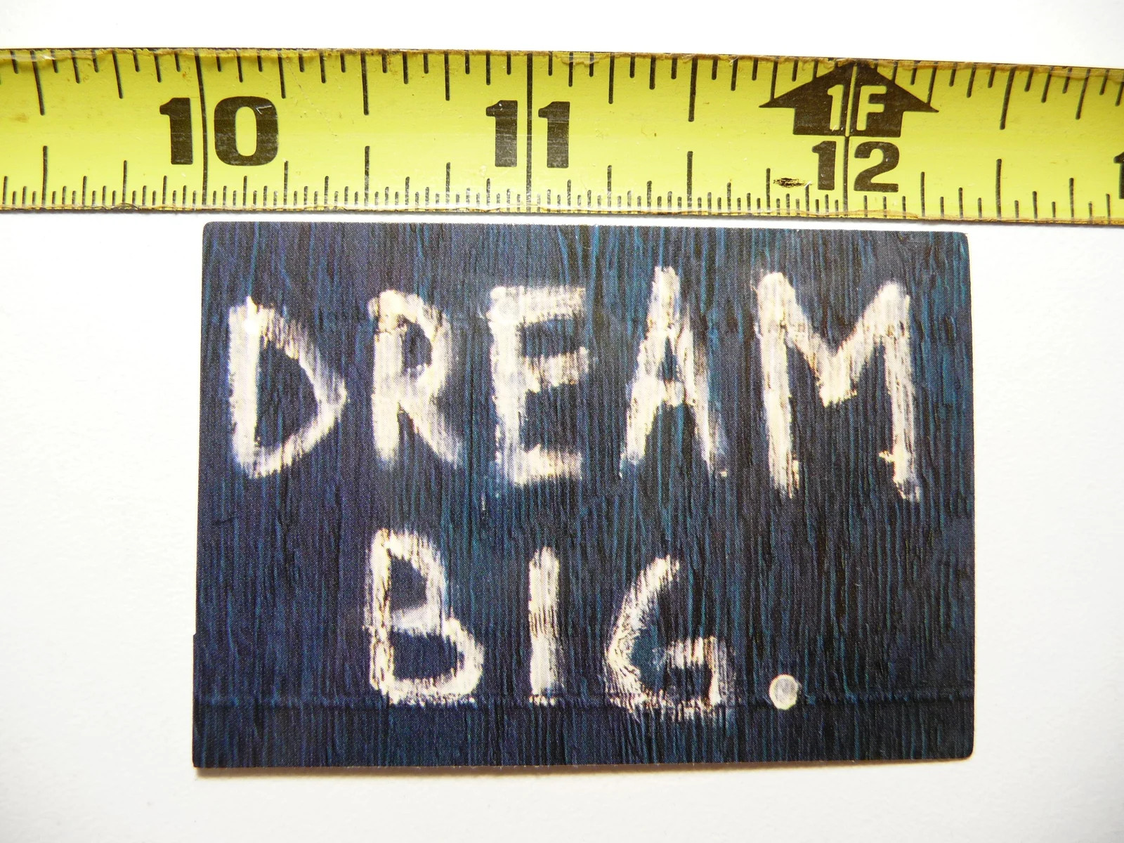 DREAM BIG SMALL STICKER DECAL SCRAPBOOKING POSITIVE MOTIVATE WORDS MOTIVATIONAL