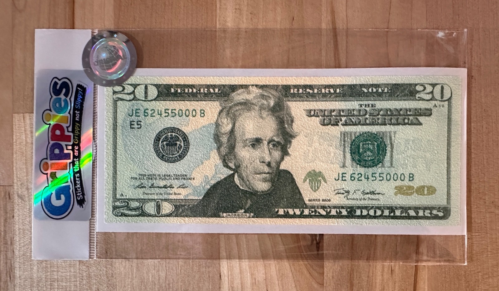 Money Sticker $100 Wall Poster and Floor Decal