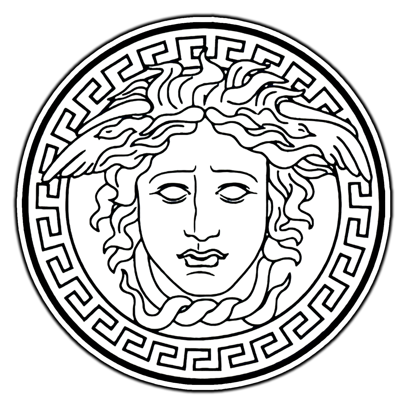 Versace Logo #1 Sticker Waterproof Vinyl Decal Die-Cut Laptop Car