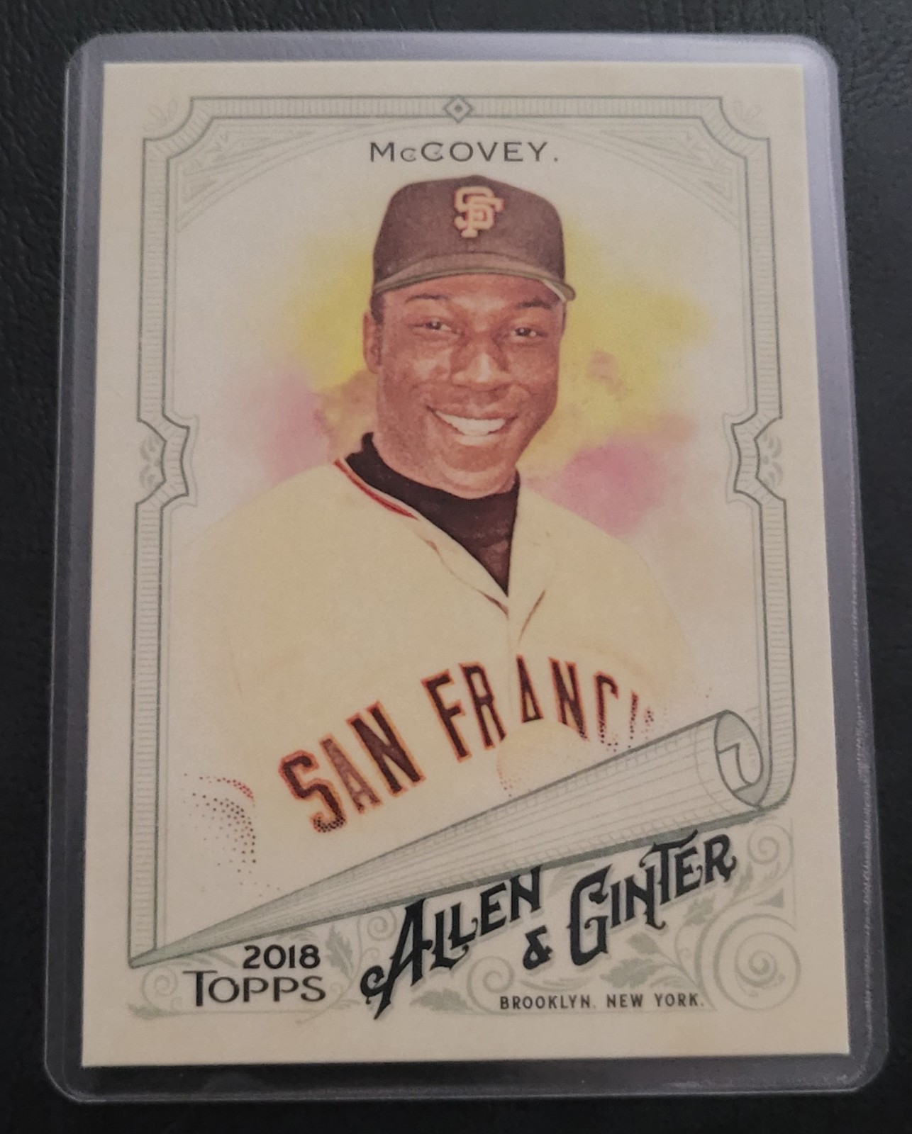 Willie McCovey HOF Fridge/Locker/Cabinet Laminated Baseball Card Magnet Giants