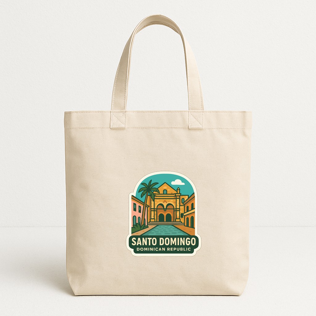 Santo Domingo Colonial Zone Iron On Heat Transfer Vinyl HTV Symbolic Landmark