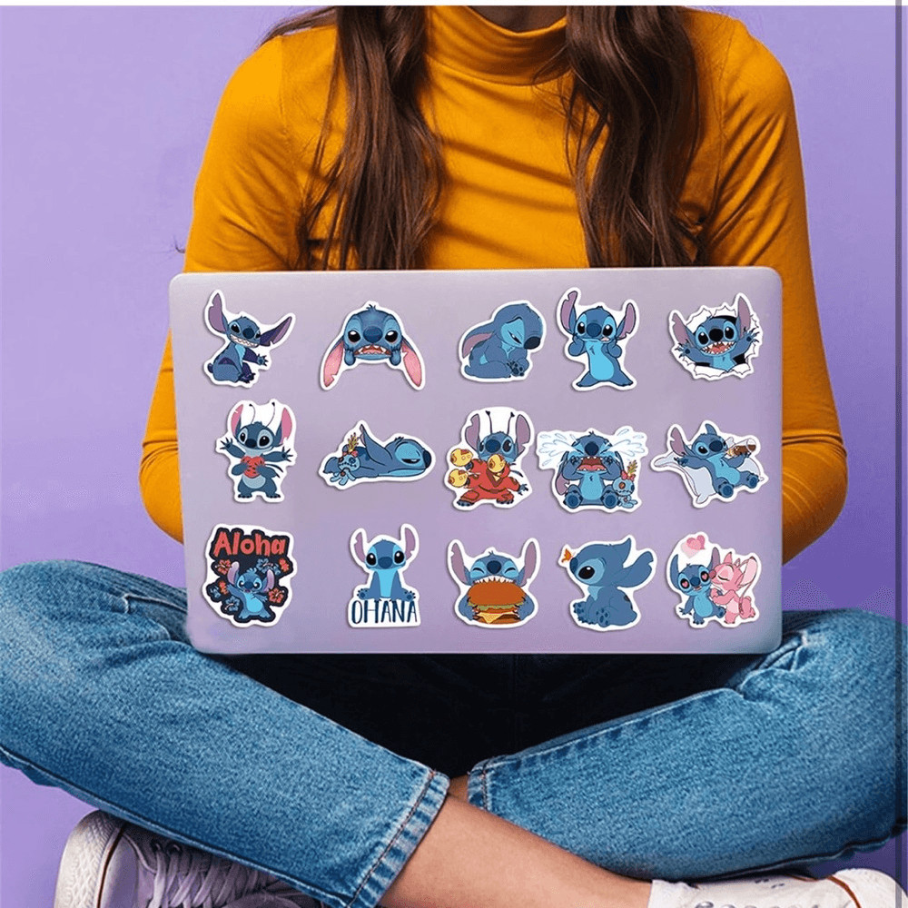 (100) Lilo & Stitch Stickers Decals Party Favors Scrapbooking