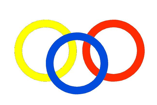 1 PAIR CORN HOLE BORDER DECALS BEAN BAG CORNHOLE RING CIRCLE STICKERS SET