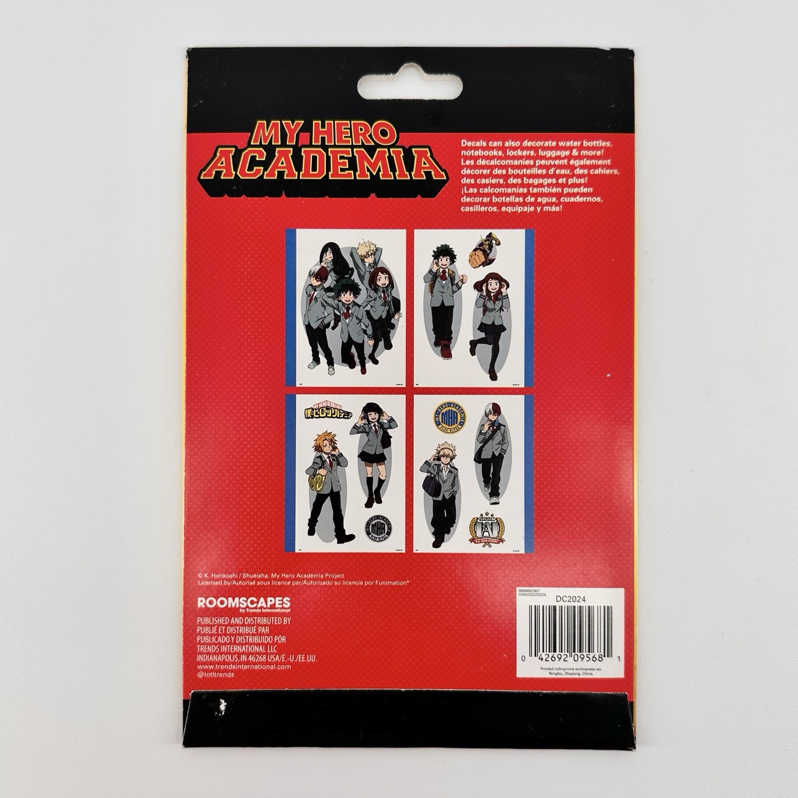 New MY HERO ACADEMIA Roomscapes Device 12 Foiled Decals by Trends International