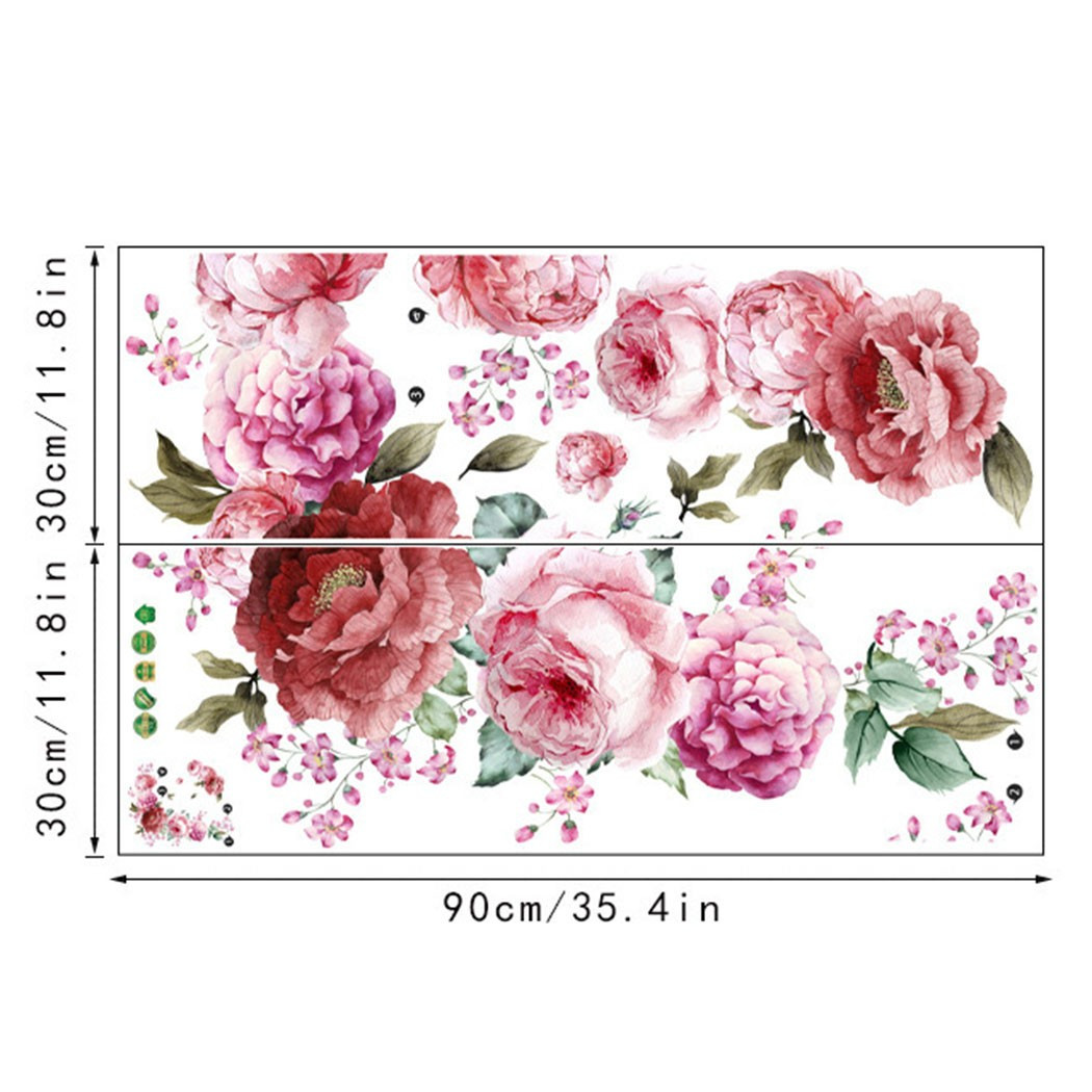 Art Nursery Wall Sticker Decals Flowers Home Decor Room Practical