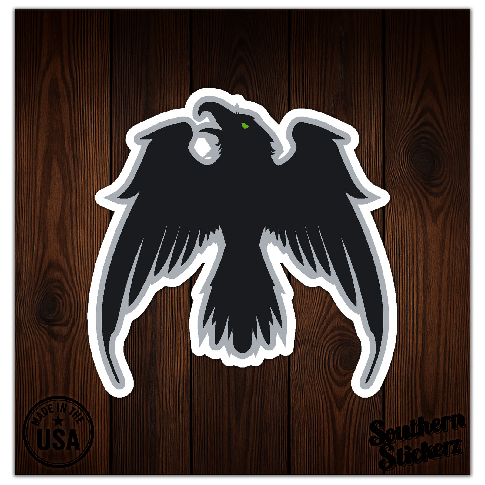 Crow Raven Eagle – Vinyl Decal Sticker – Car Window Laptop – ebn9189
