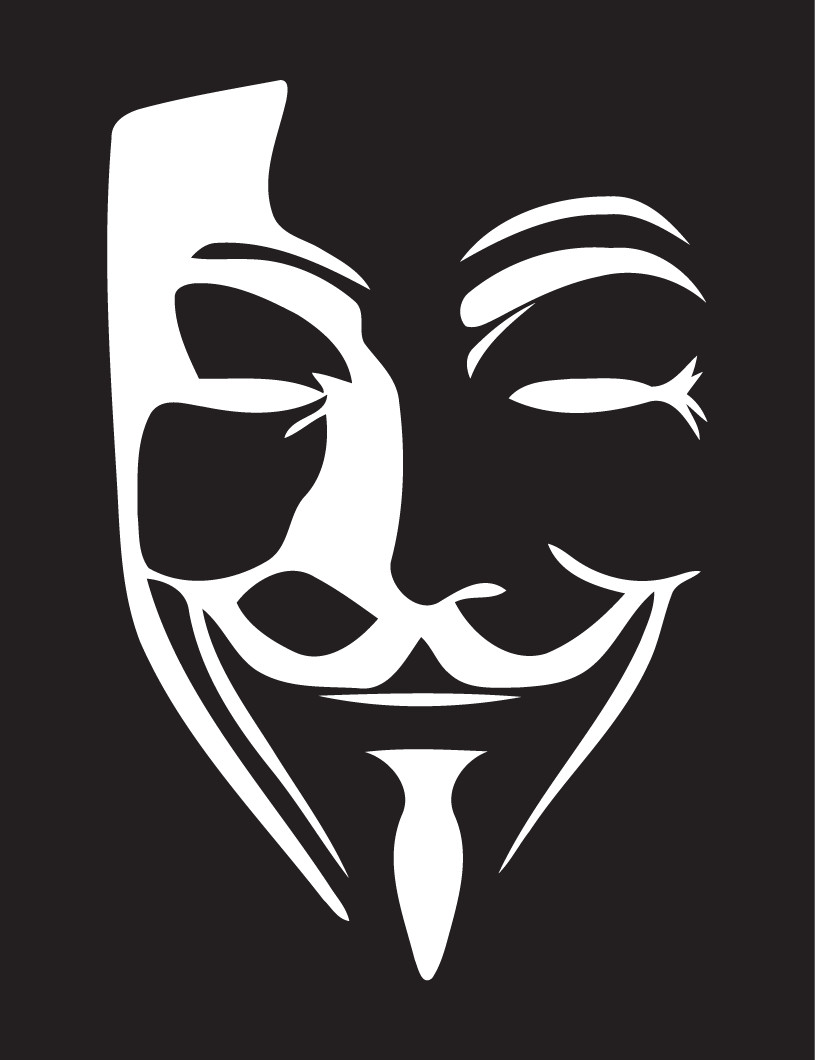 Anonymous Mask Made in USA Multiple colors