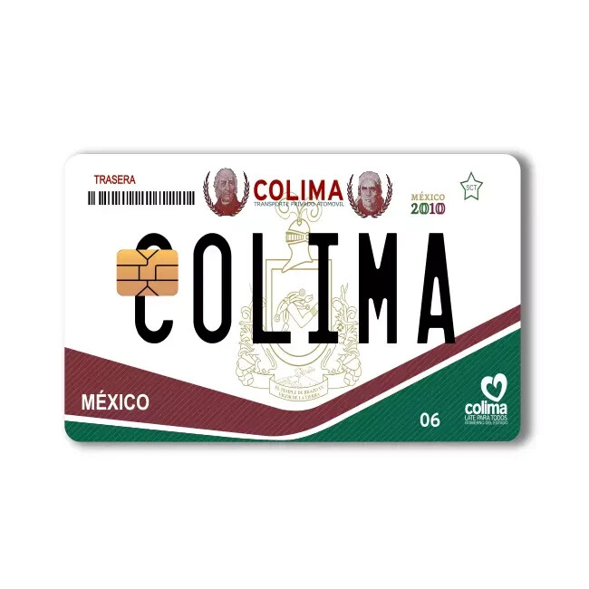 Mexican License Plate Sticker (4-Pack) | CHOOSE STATE | Mexico Placa Card Skin D