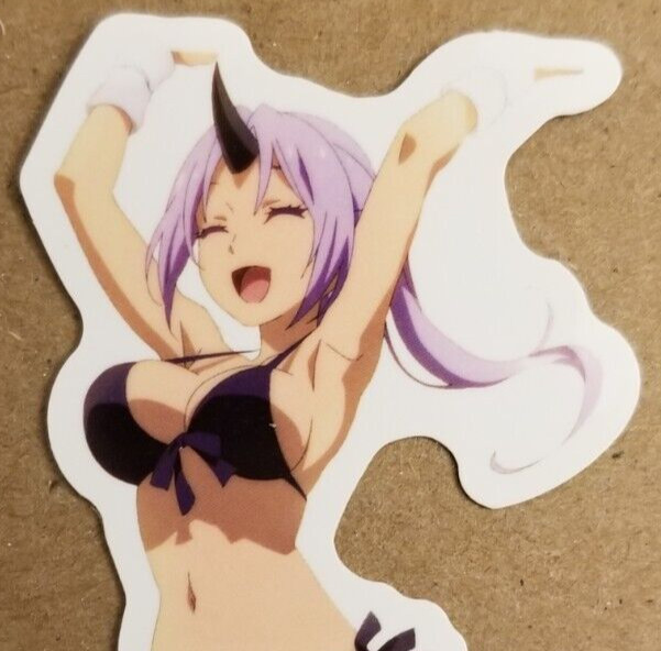 Waifu Sticker Girl Summer Bikini Beach Lingerie Idol Anime Manga Pin Up Pinup
