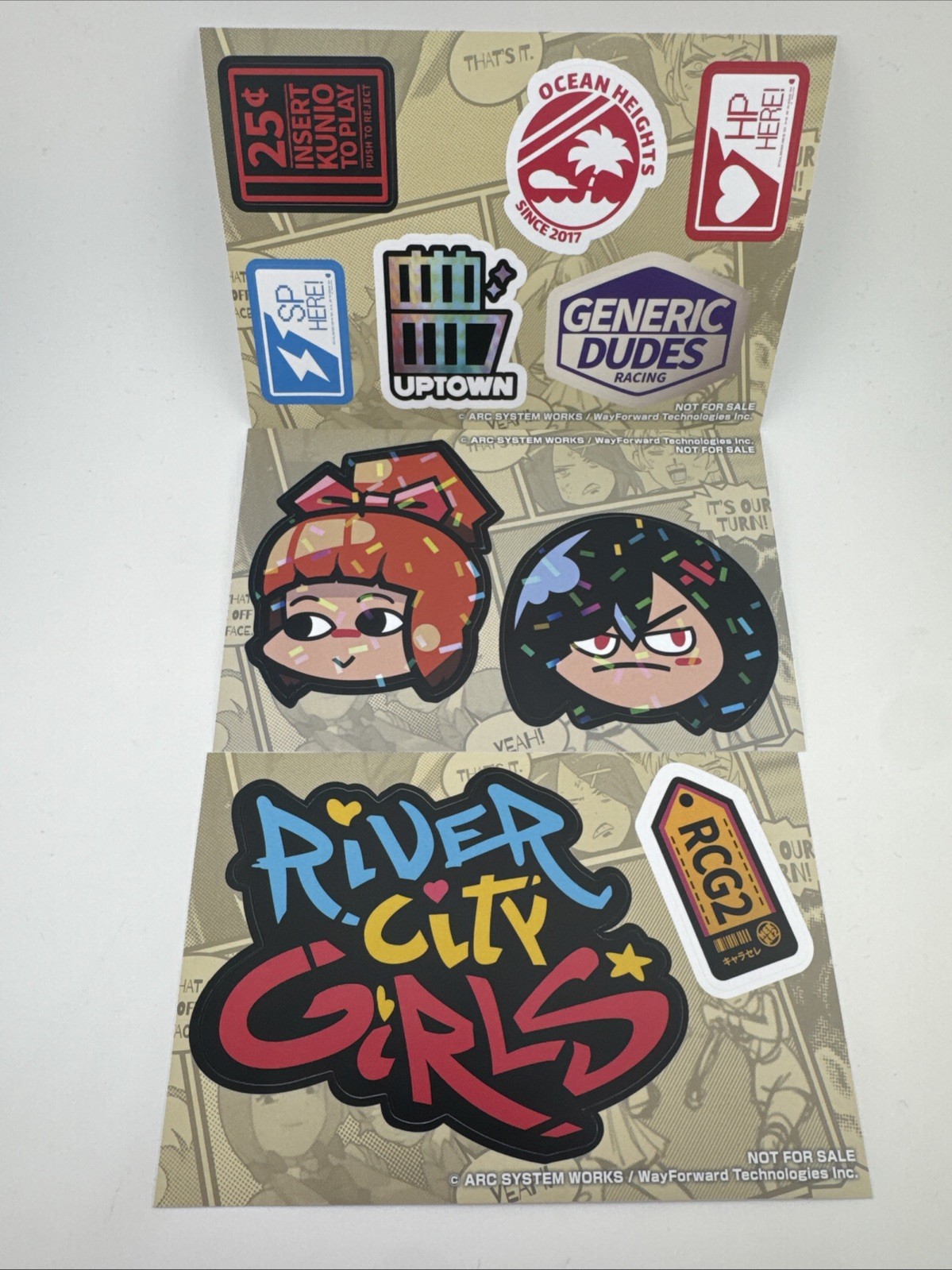 River City Girls (Stickers Only) From First Print Edition – Nintendo Switch