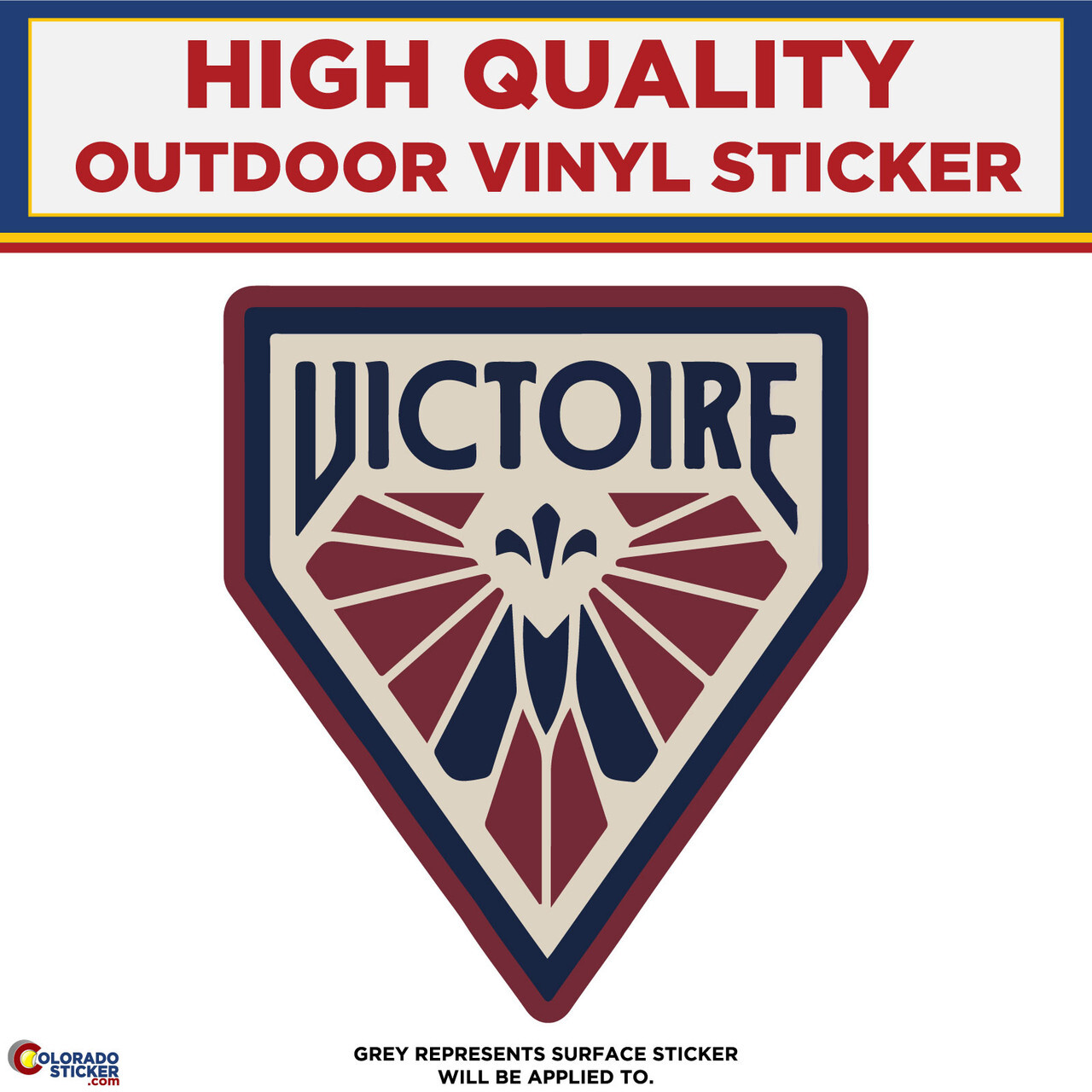 Montreal Victoire Logo, High Quality Vinyl Stickers