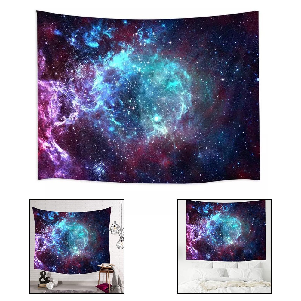 For Room Decor Space Photography Background Polyester Wall Decor Easy Care