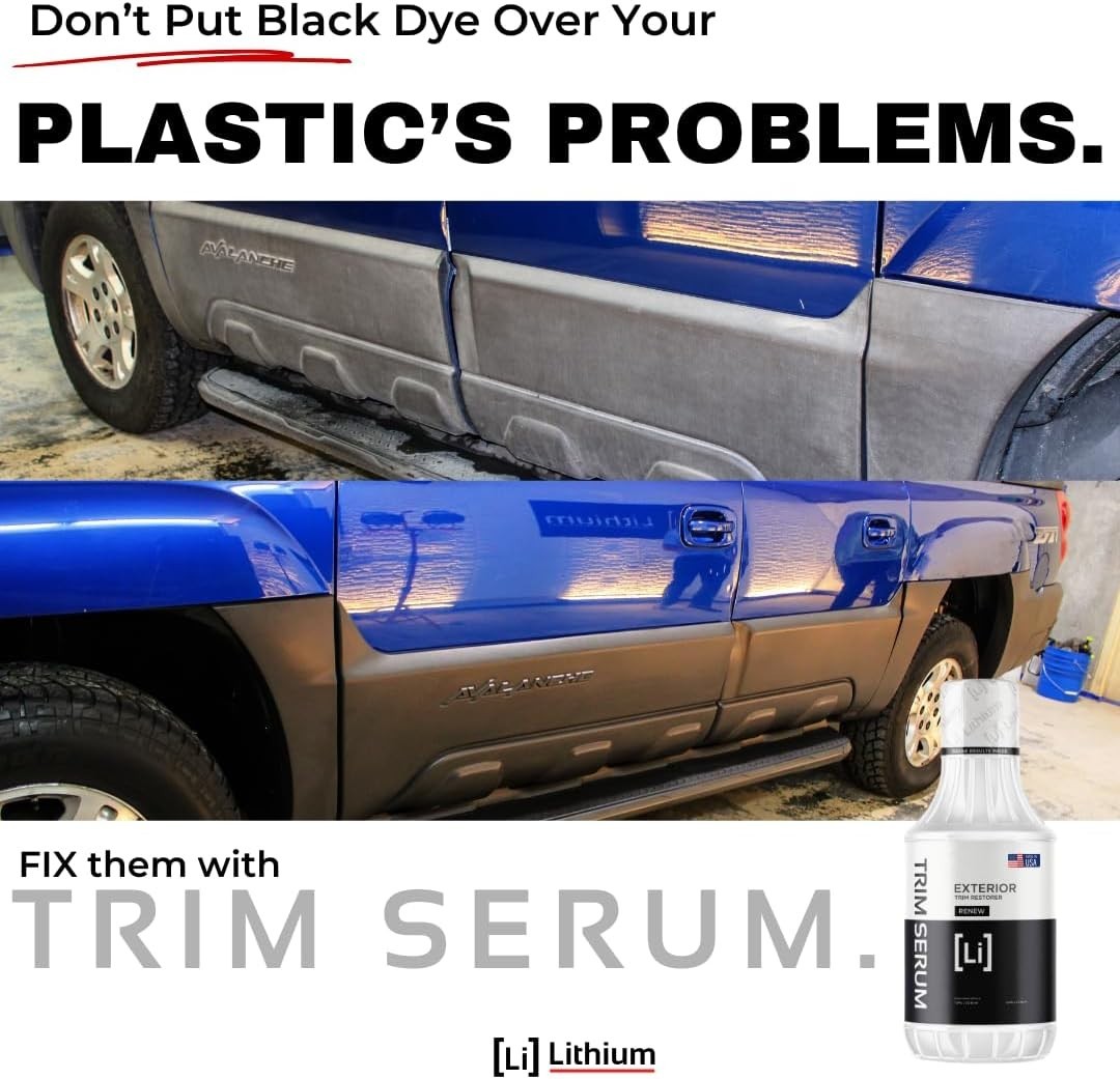 Trim Serum- Plastic Restorer for Cars- Restores Even the 16 Fl Oz (Pack of 1)