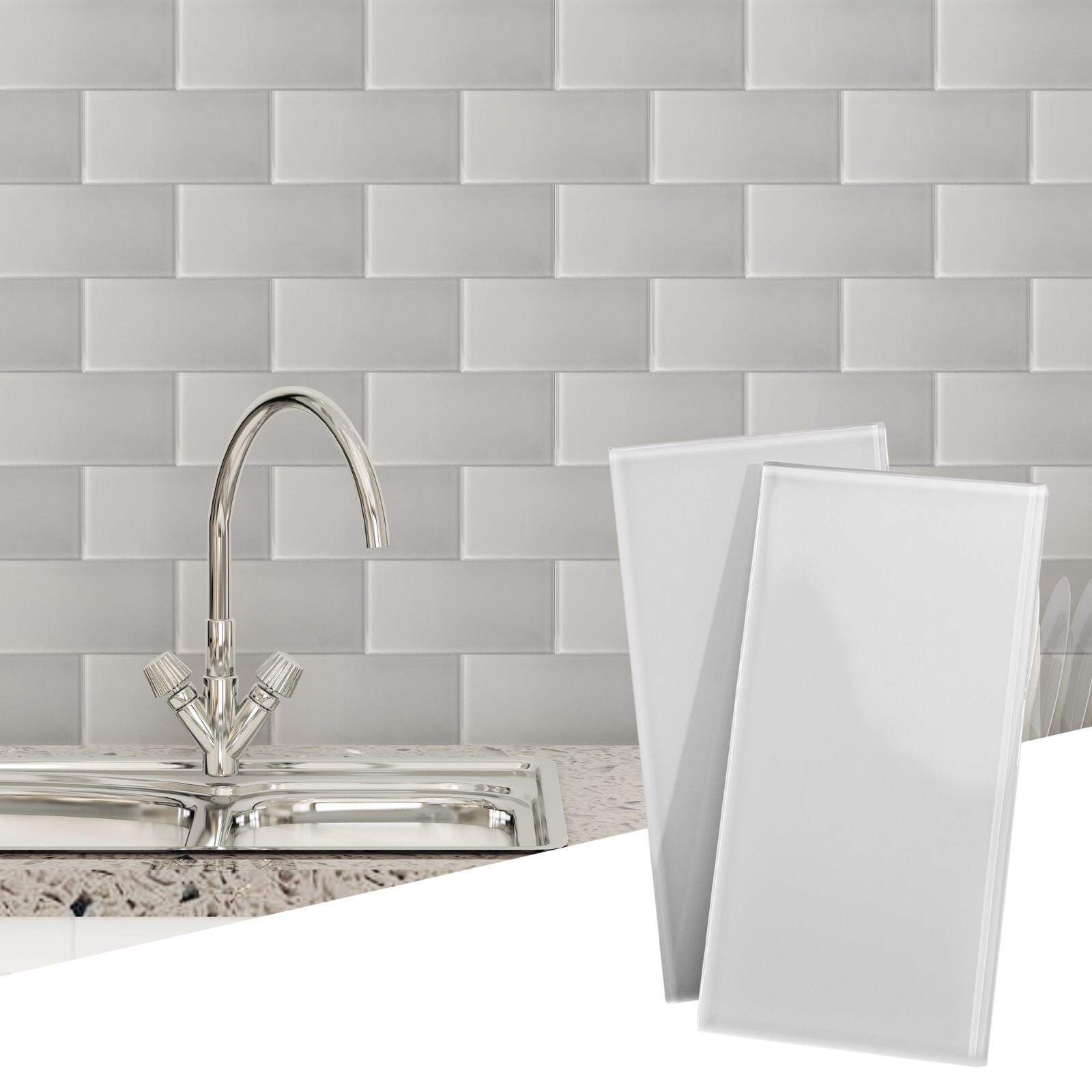 Art3d Peel and Stick Tile Backsplash for Kitchen Bathroom