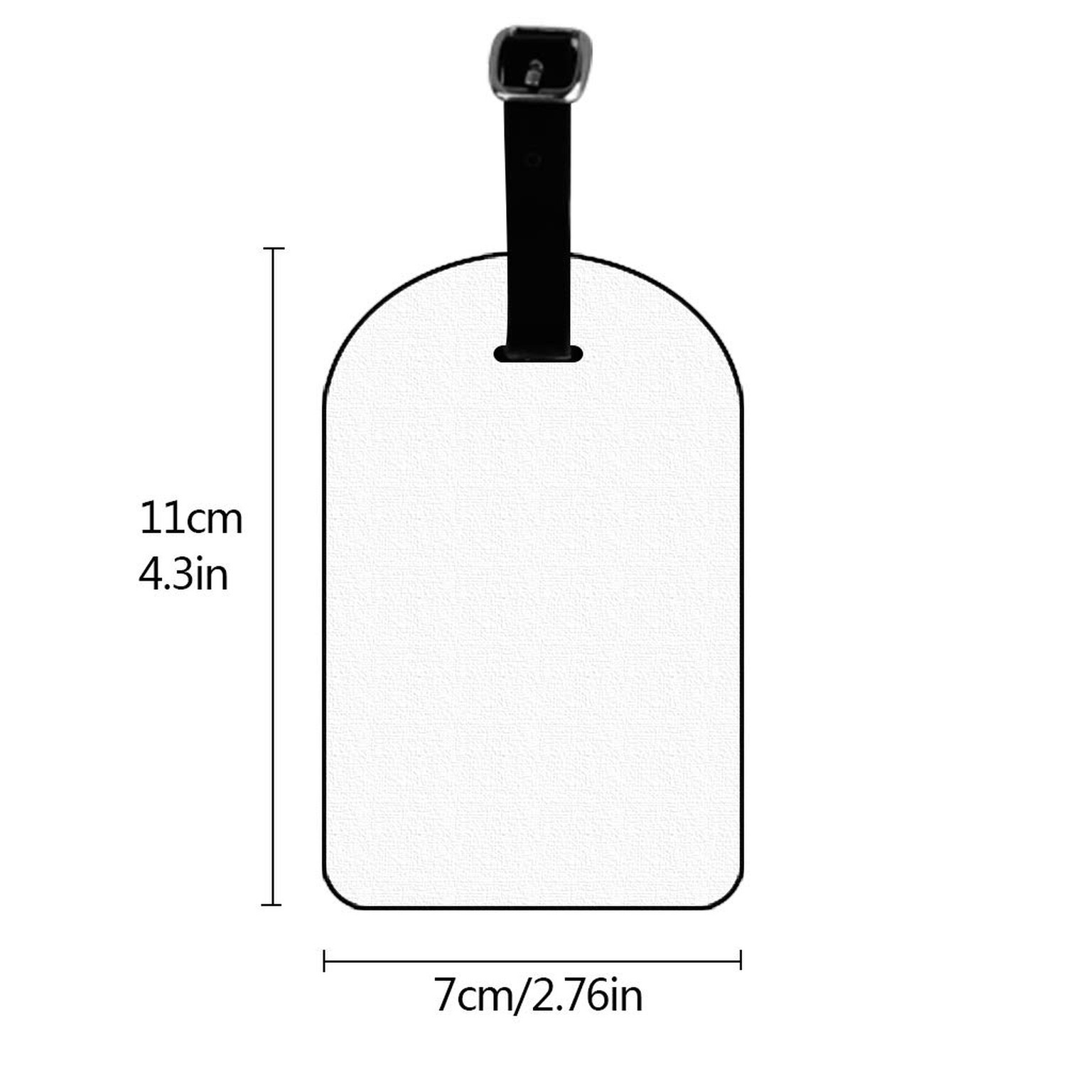Nicokee Piano Keys-Music Leather Luggage ID Tag White Black Travel Bag Label …