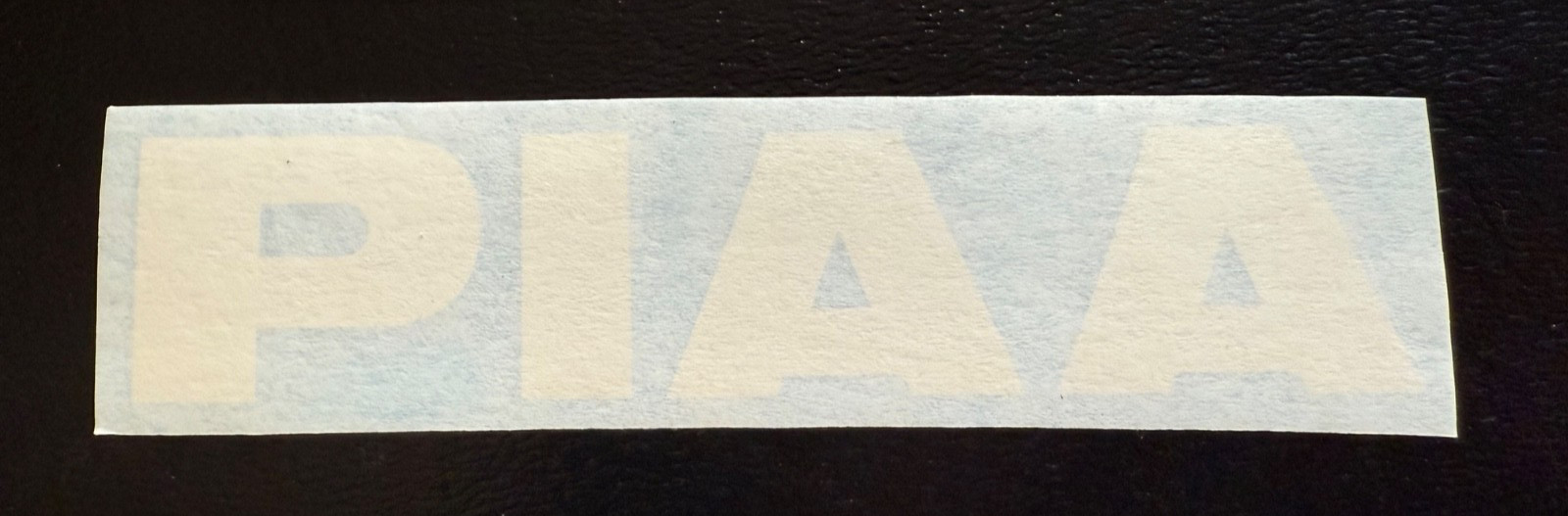 PIAA Sticker 4" Wide x 1" Tall, Lights Road Fog Driving Bulb H3 510 520 Rally