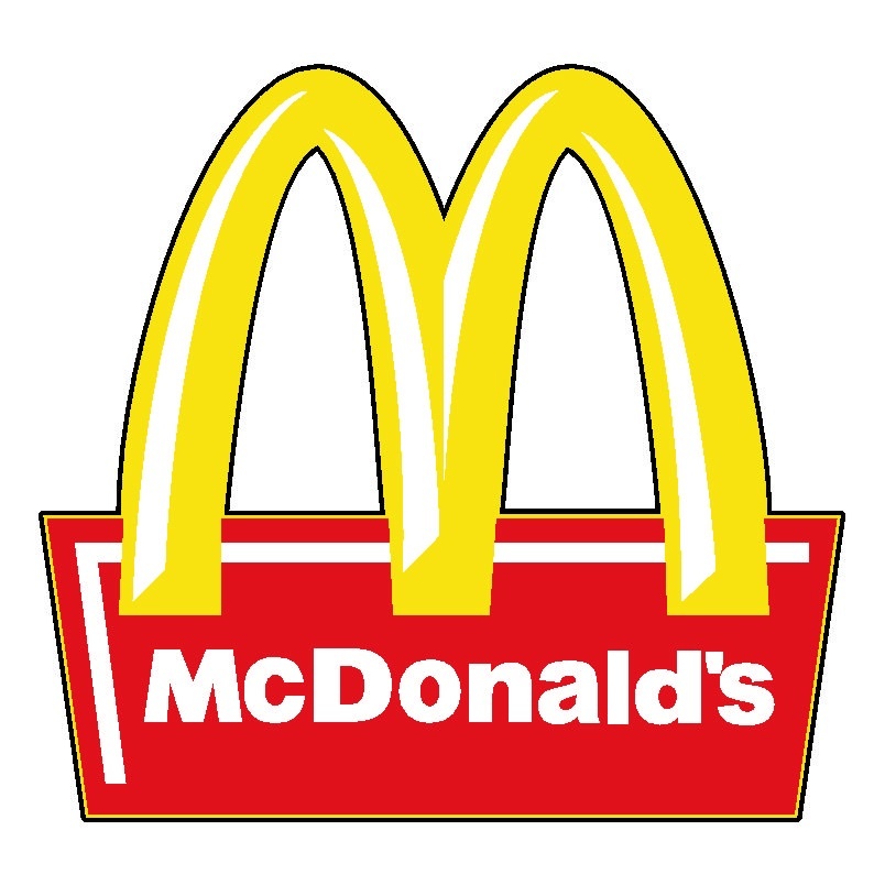 McDonalds Vinyl Sticker Decal 6" (full color)