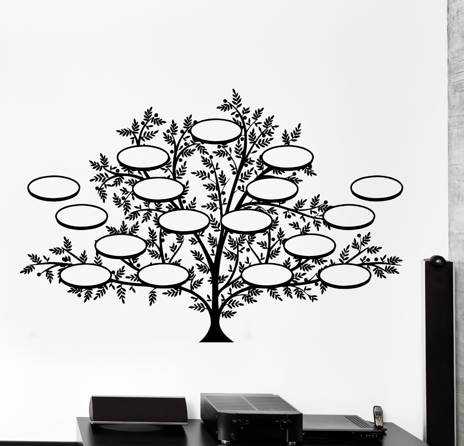 Wall Vinyl Decal Family Tree Picture Memory Cool Amazing Decor Mural z3907
