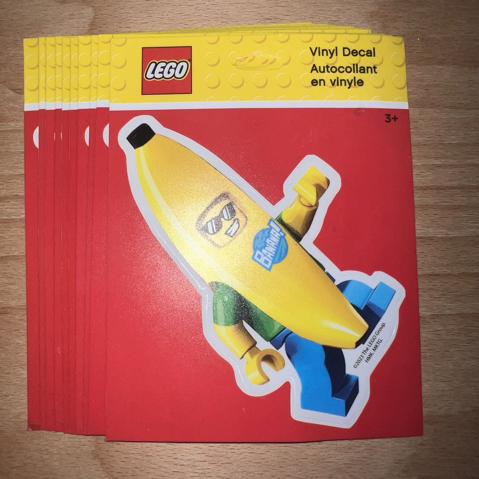 Rare LEGO Vinyl Decal Water Bottle Laptop Tumbler Sticker Banana Man Lot Of 10